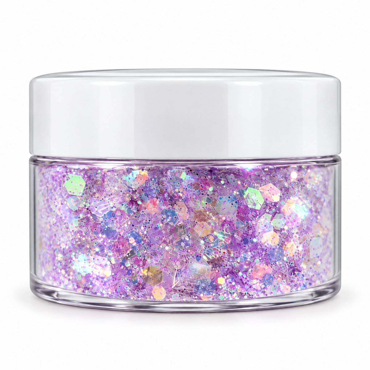 MOONBEAM. Translucent Glitter – Iridescent Nail Glitter for Acrylic Nails – 1 oz