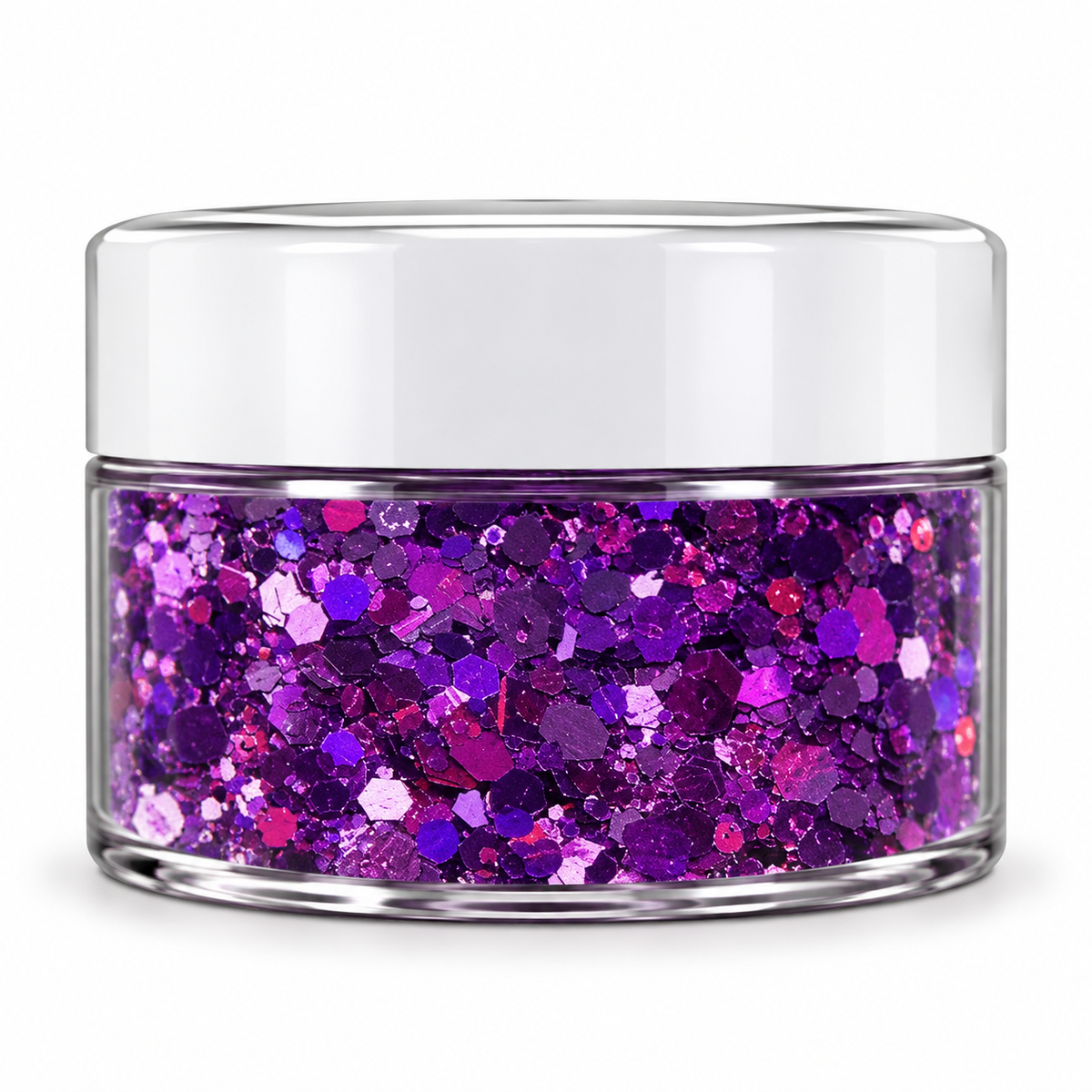 VIOLET DREAM.              Holographic Glitter – Mixed Size Nail Glitter for Acrylic Nails – 1 oz