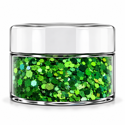 FOREST.                          Holographic Glitter – Mixed Size Nail Glitter for Acrylic Nails – 1 oz