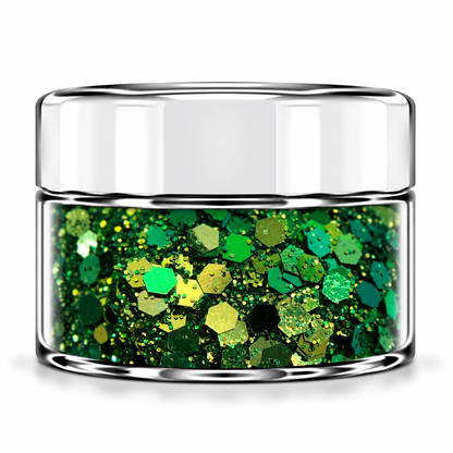 LUCKY                                   Chameleon Glitter.                      Color Shifting Glitter for Acrylic Nails – 1 oz