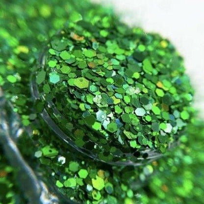 FOREST.                          Holographic Glitter – Mixed Size Nail Glitter for Acrylic Nails – 1 oz